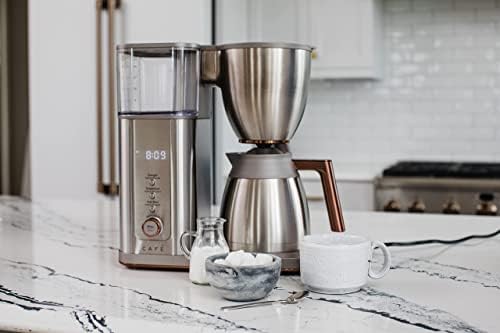 מכונת קפה מטפטפת מיוחדת של בית קפה | Carafe תרמי מבודד 10 כוסות | WiFi אפשרה טכנולוגיה קולית-מבנתית